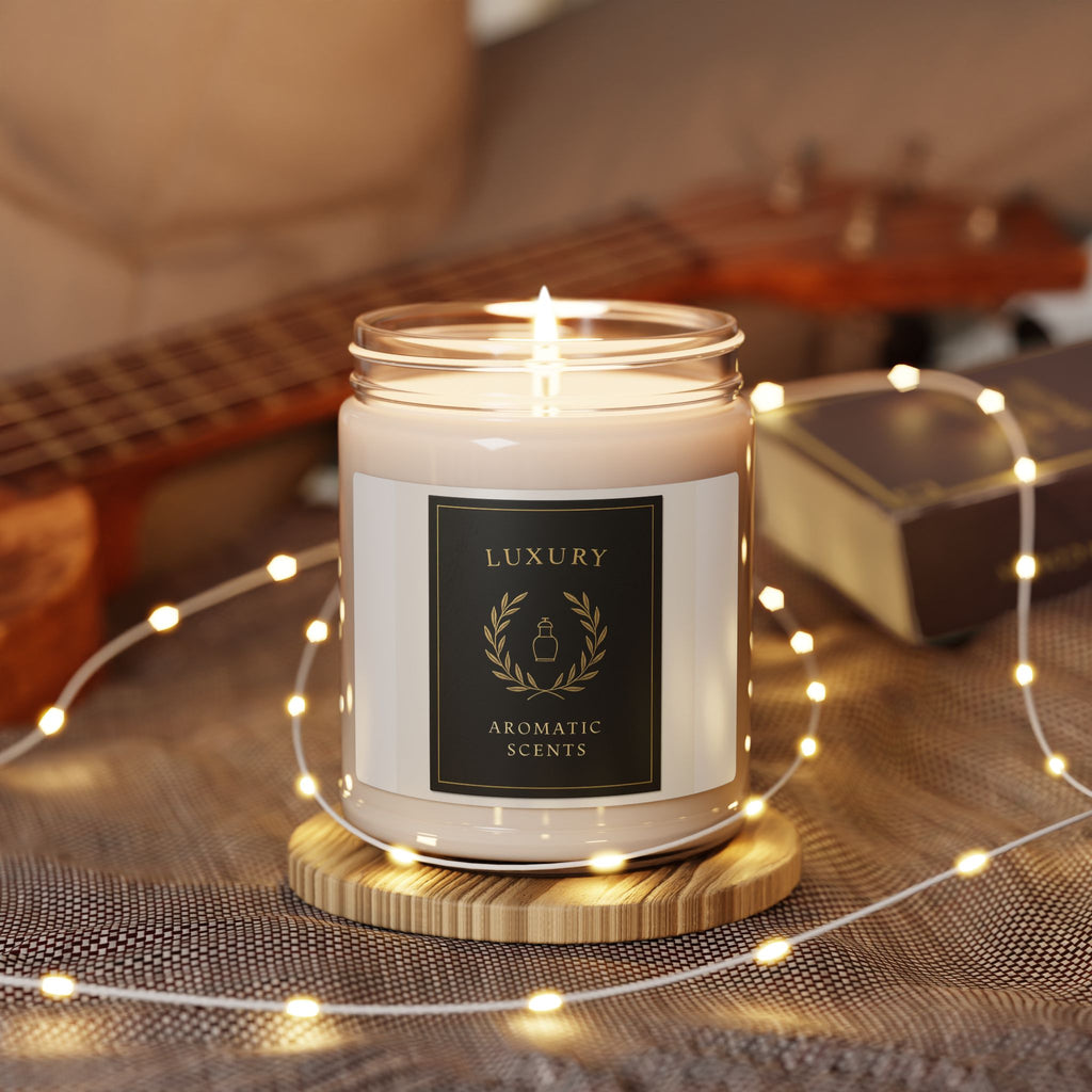 Luxury Aromatic Soy Candle — 9 oz Scented Jar for Home, Relaxation & Gifts
